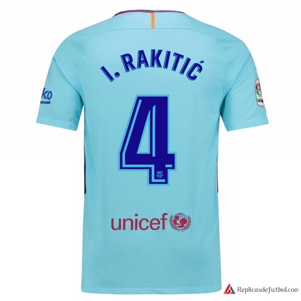 Camiseta Barcelona Segunda equipación I.Rakitic 2017-2018